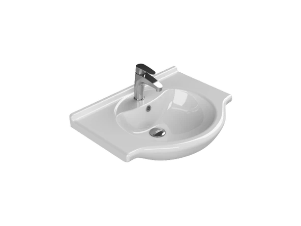 Cerastyle Turkuaz Nil Etajerli Lavabo 65 Cm
