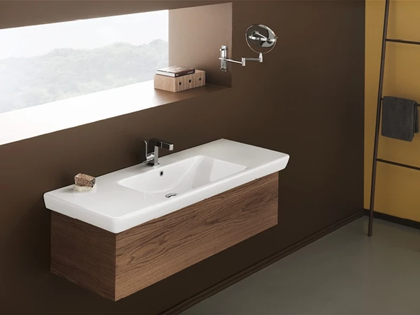 Cerastyle Turkuaz Porto  Etajerli Lavabo 85 Cm (Derınlık 38 Cm) - 3
