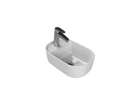 Cerastyle Turkuaz Aqua Tezgah Üstü Lavabo 42*28