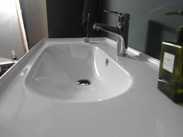 Cerastyle Turkuaz Arya Etajerli Lavabo 100*45 Cm - 3