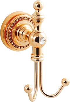 Pure Crystal / Pvd Gold İkili Askılık Aks-1112