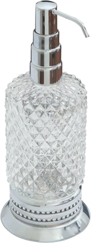Pure Crystal / Krom takım Üstü Sıvı Sabunluk Aks-1302