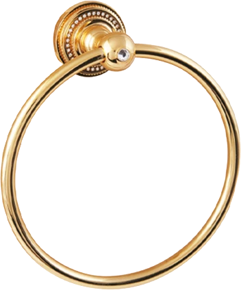 Pure Crystal / Pvd Gold Halka Havluluk Aks-1106
