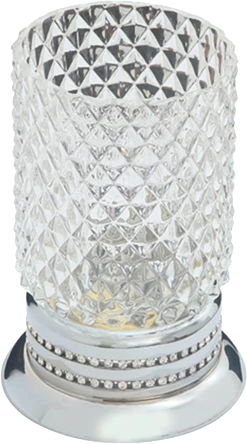 Pure Crystal / Krom takım Üstü Diş Fırçalık Aks-1303 - 1