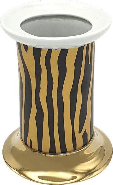 Pure Tiger Gold Zebra Sıva  Üstü Diş Fırçalık Aks-1712