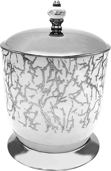 Pure  Marble  Krom Çöp  Kovası Aks-4001