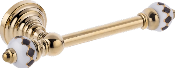 Pure Geometrik Siyah Altın / Pvd Gold Açık Kağıtlık Aks-203