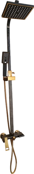 Pure Waterfall Siyah-Altın Duş takımi Bg-2020