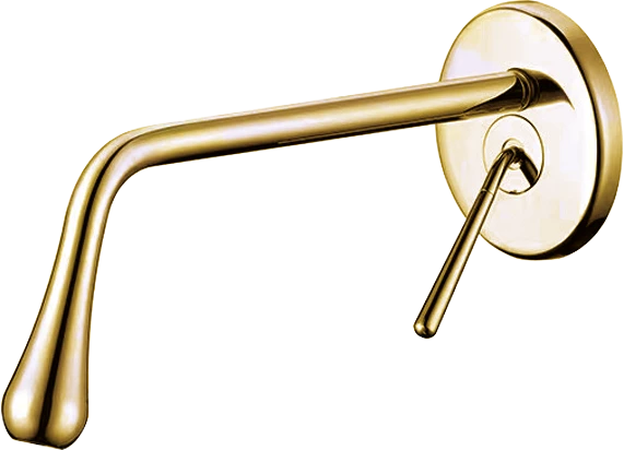 Pure Minimal Gold Ankastre Lavabo Armatürü Bf-206
