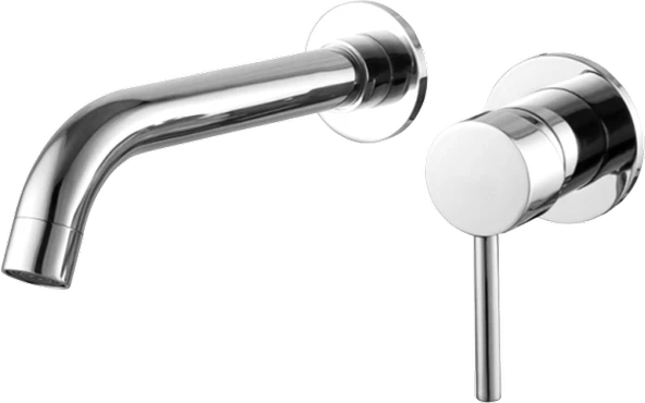 Pure Krom Ankastre Lavabo Armatürü Ank-101