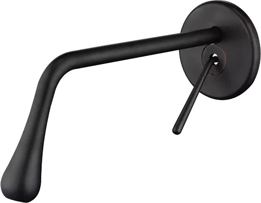 Pure Minimal Mat Siyah Ankastre Lavabo Armatürü Bf-204