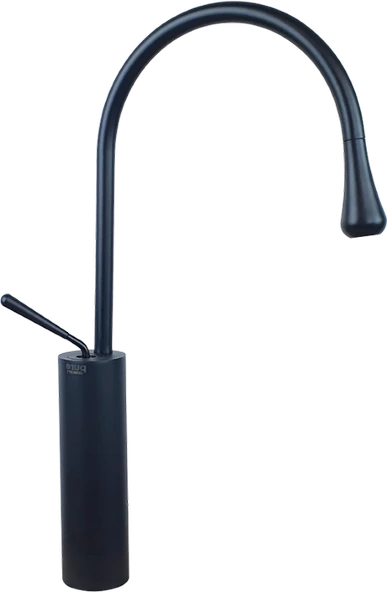 Pure Siyah Tezgah Üstü Çanak Lavabo Armatürü Bf-200