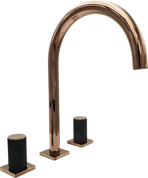 Pure Elagate Bronz Üç Delikli Lavabo Armatürü Elg-105