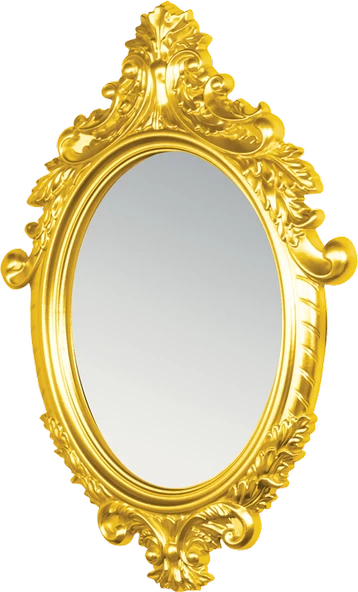 Pure Rustik Altın Ayna M-02