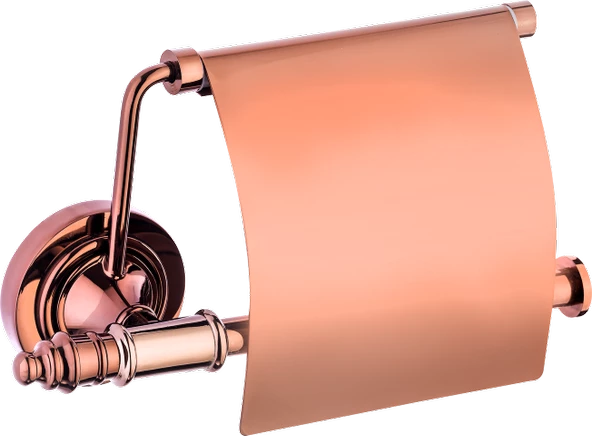 Pure İstanbul Lüks Kapaklı Kağıtlık Bronz Kmr-8110