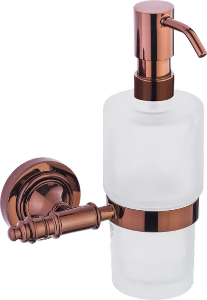 Pure İstanbul Sıvı Sabunluk Camlı Duvardan Bronz Kmr-8102