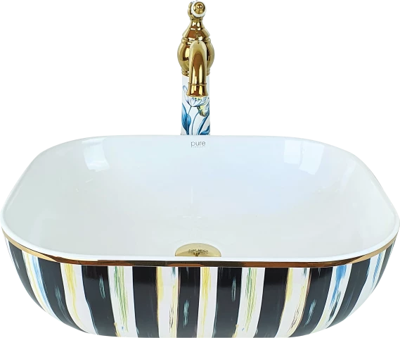 Pure Stripe Tezgah Üstü Çanak Lavabo Tr-106