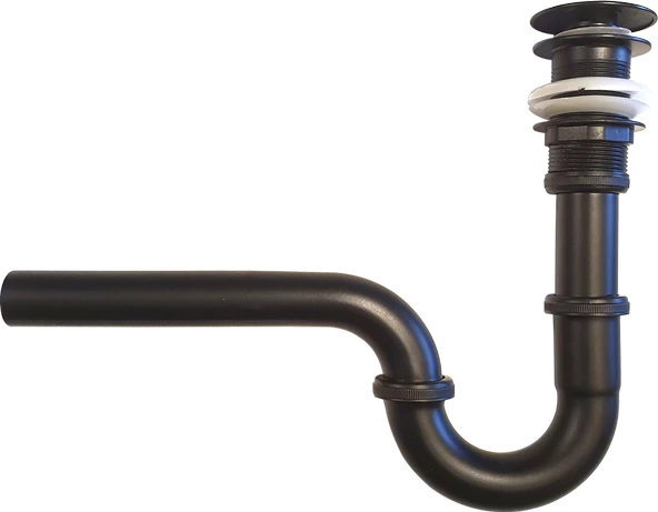 Pure Pop-Up U Sifon Paslanmaz Siyah Sfn-04 - 2