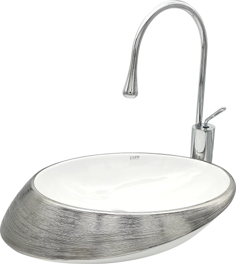Pure Ufo Gold Tezgah Üstü Lavabo Sw-504