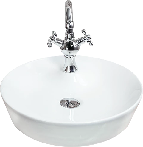 Pure Beyaz Tezgah Üstü Çanak Lavabo W-136