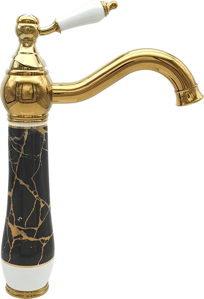 Pure Galaksi Gold Tezgah Üstü Çanak Lavabo Armatürü Wg-232 - 2