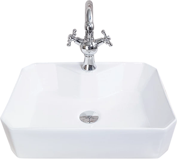 Pure Beyaz Tezgah Üstü Çanak Lavabo W-403 - 2