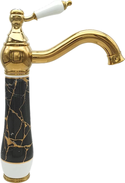 Pure Galaksi Gold Tezgah Üstü Çanak Lavabo Armatürü Wg-232