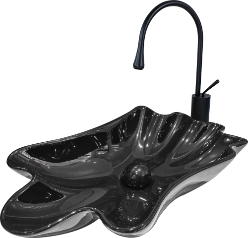 Pure Istırıdye Black Tezgah Üstü Çanak Lavabo Hnm-111