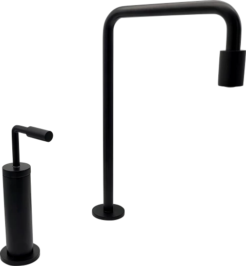 Pure Elıte Lüx Sıyah Lavabo Armatürü Elg-111