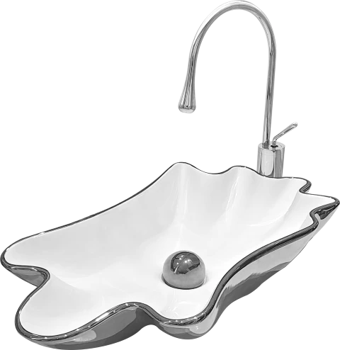 Pure Istırıdye Sılver Tezgah Üstü Çanak Lavabo Hnm-110