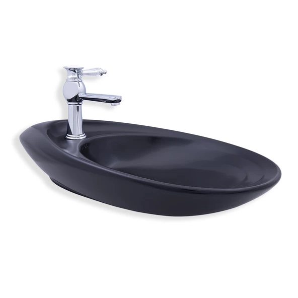 Lena Tezgah Üstü Lavabo Pagura Sıyah