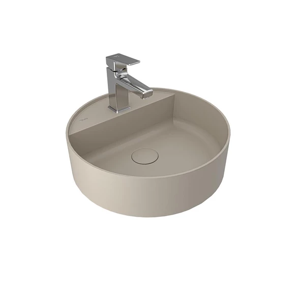 Smartedge Ø45 Cm Yuvarlak Lavabo Mat Vızon