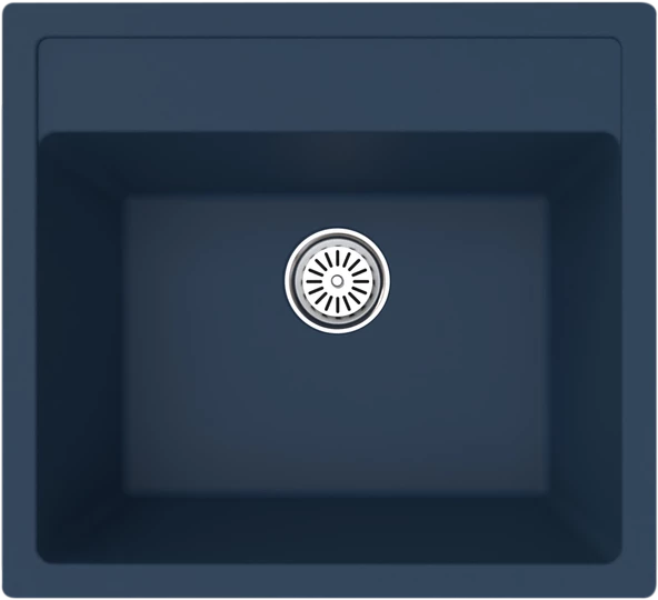 Gradde Antrasit 51*56 Tek Göz Damlalıksız Granit Eviye