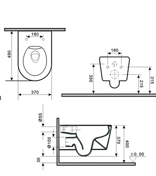 Lena Asma Klozet Sılver Et-301 - 4