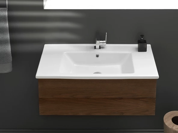 Cerastyle Turkuaz Arte Etajerli Lavabo 65 Cm - 2