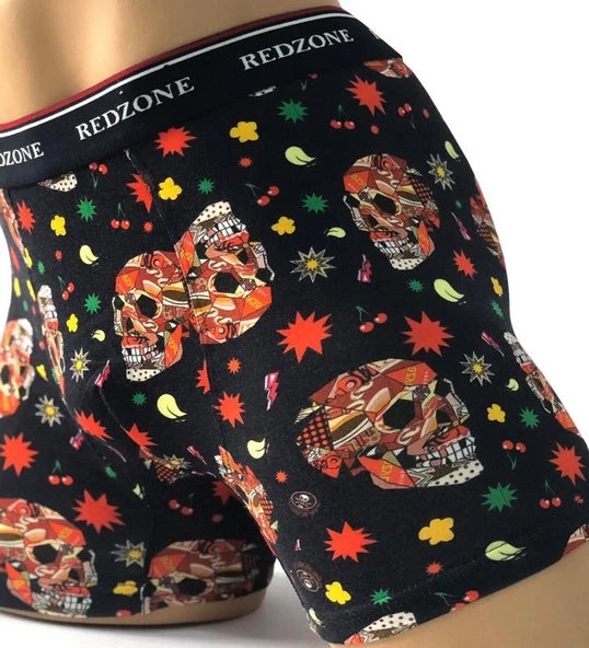 Dijital Baskılı Büyük Beden Likralı Boxer - 2