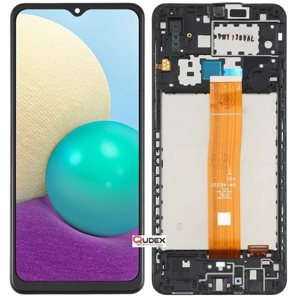 Samsung Galaxy A02 (Sm-A022F) Lcd Ekran Dokunmatik Çıtalı ürün görseli 1
