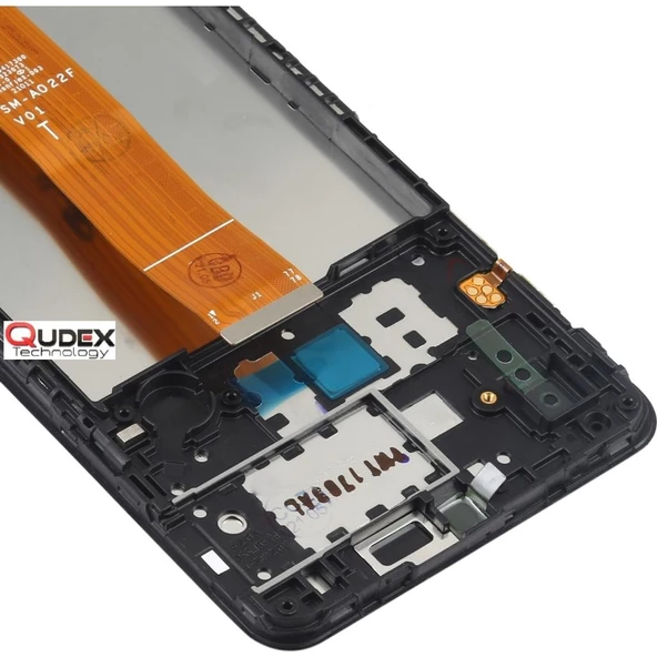 Samsung Galaxy A02 (Sm-A022F) Lcd Ekran Dokunmatik Çıtalı - Resim 2