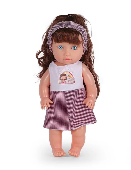 Senoş Türkçe Konuşan Saçlı Kıyafetli Oyuncak Bebek ürün görseli