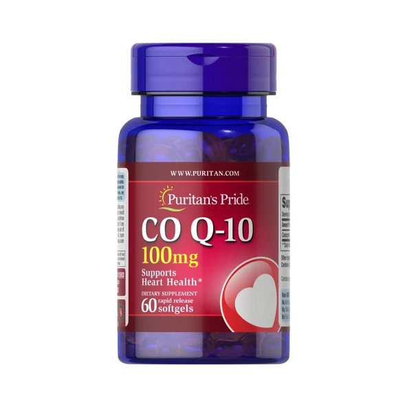 Puritan's Pride Co Q10 100 Mg 60 Softgels