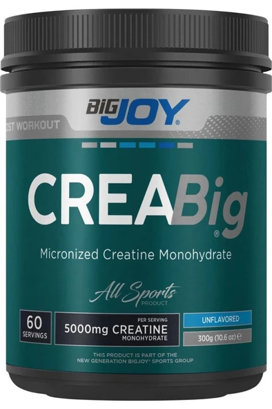 Bigjoy Sports CreaBig Micronized Creatine Powder 300GR