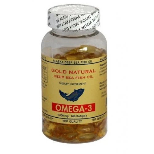 Gold Natural Omega 3 1000MG. 200 Softgel