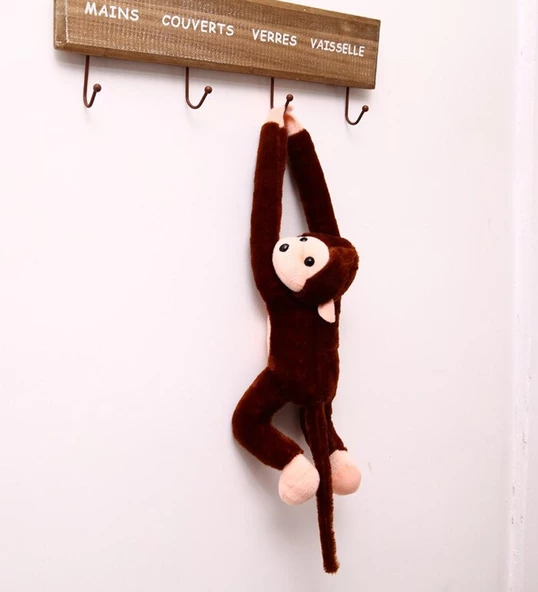 Peluş Maymun, Elleri Yapışabilen Uyku ve Oyun Arkadaşı -70 cm - 7