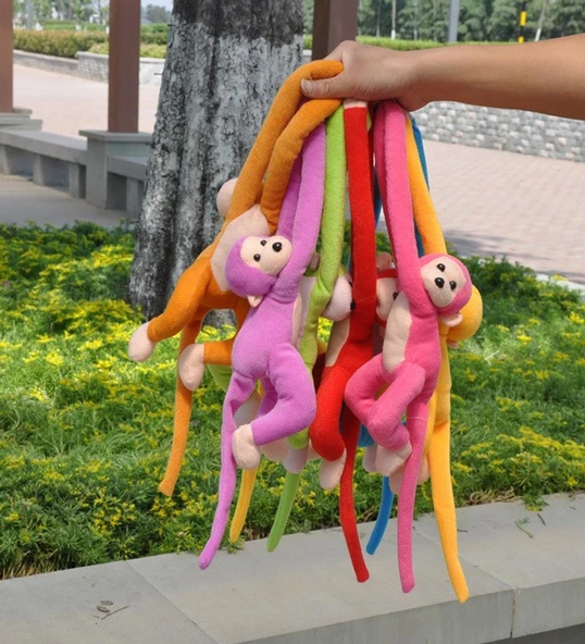 Peluş Maymun, Elleri Yapışabilen Uyku ve Oyun Arkadaşı -70 cm - 12