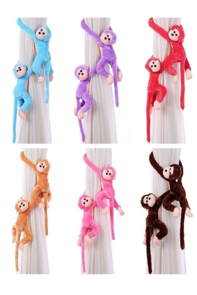 Peluş Maymun, Elleri Yapışabilen Uyku ve Oyun Arkadaşı -70 cm - 8