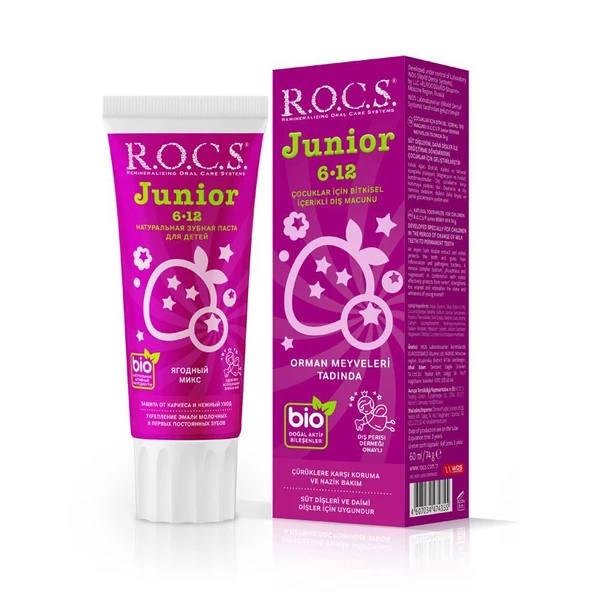 R.O.C.S. Junior 6-12 Yaş Diş Macunu - Orman Meyveleri Tadında 60 ml