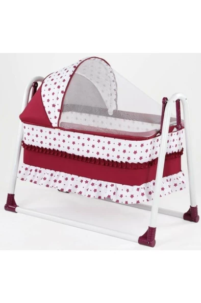 TommyBaby Yuvam Lüx Sepet Beşik Portatif Bebek Beşiği Sallanır Beşik - 7