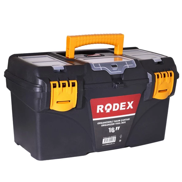 Rodex Takım Çantası Alet Çantası Plastik Açma Kapatmalı OTCOR16 - Resim 2