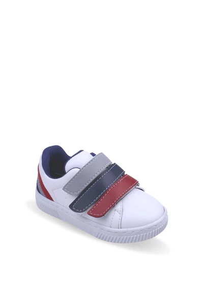 Sema Kids 1680 Erkek Bebek Cırtlı Spor Ayakkabı