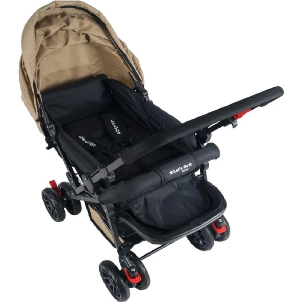 Let's Go Baby Çift Yönlü Tam Kapanır Tente Bebek Arabası - 5